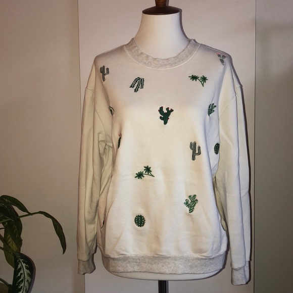 Dress Forum ivory cactus sweatshirt - Picture 6 of 14